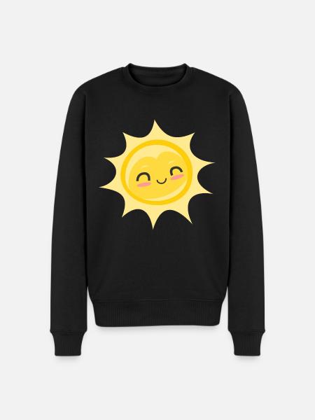 Sun - Sunbeams Sunlight Summer Fun - Men's Premium Organic Jumper - black