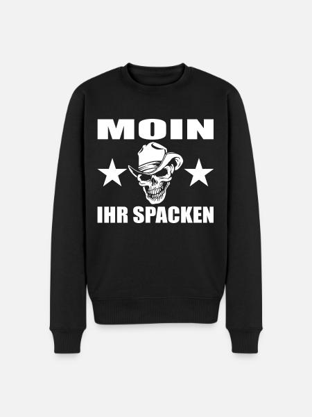 Moin - Männer Premium Bio Pullover - Schwarz