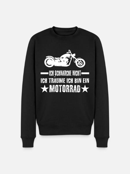 Motorrad - Männer Premium Bio Pullover - Schwarz