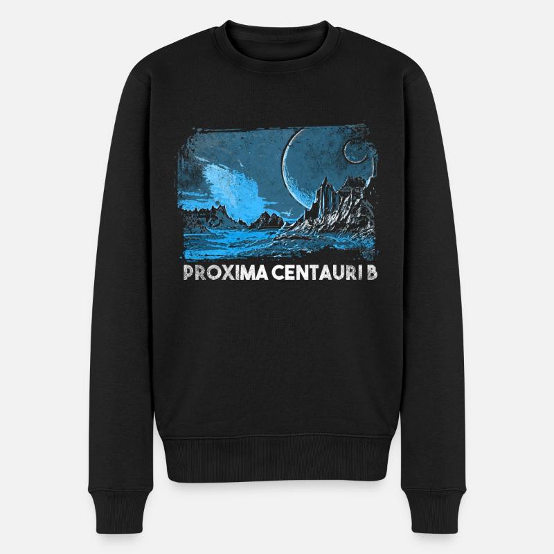 Exoplanète Proxima Centauri b - Pull Premium bio Homme - noir