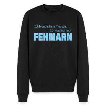 Thérapie FEHMARN - Pull Premium bio Homme - noir - Devant - Nico (187cm)