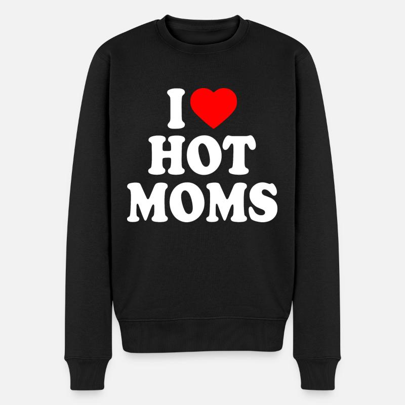 I love hot moms - Pull Premium bio Homme - noir