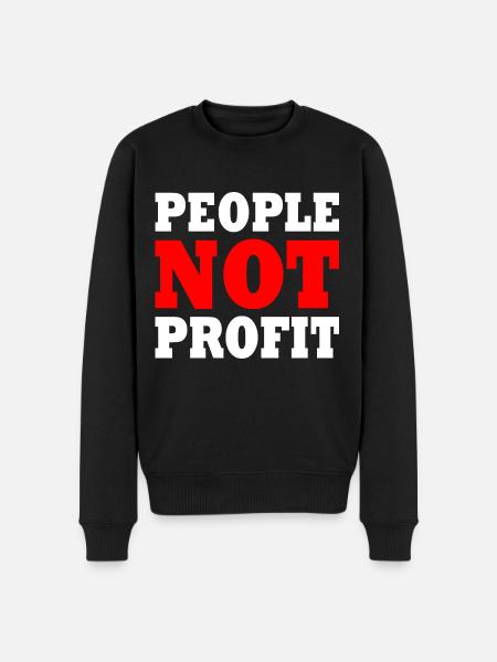 People not profit - Pull Premium bio Homme - noir