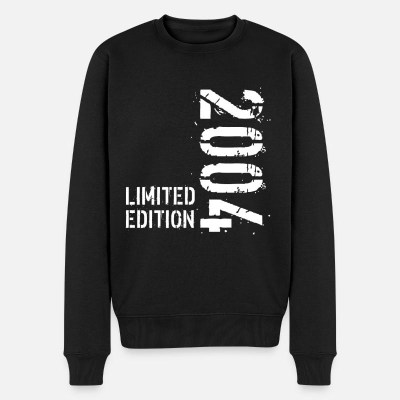 LIMITIERTE EDITION 2004 - Männer Premium Bio Pullover - Schwarz