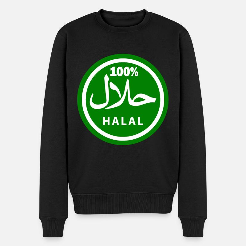 Halal حلال - Männer Premium Bio Pullover - Schwarz