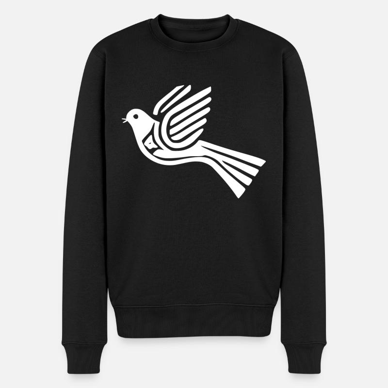 Colombe de la paix - Pull Premium bio Homme - noir