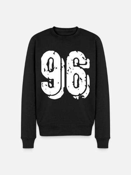 Maillot à 96 numéros - Pull Premium bio Homme - noir