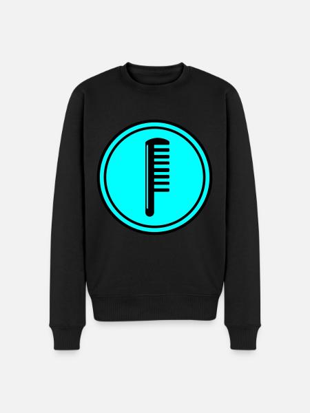 Peigne Cercle de coiffeurs - Pull Premium bio Homme - noir