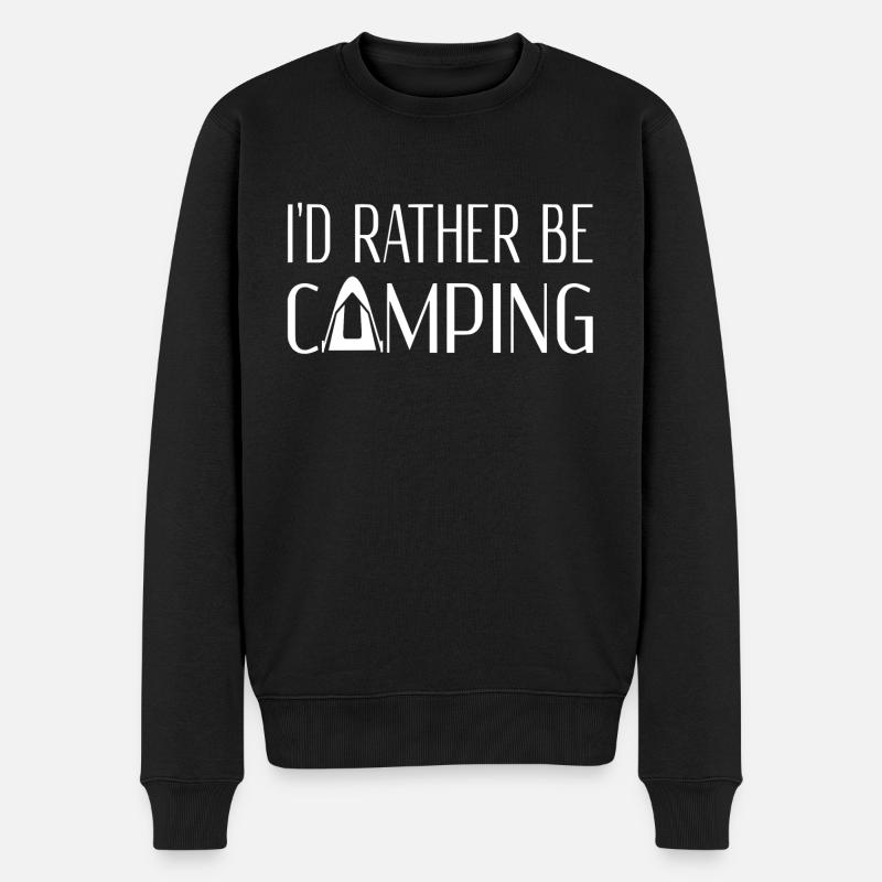 Je préfère camper - Pull Premium bio Homme - noir