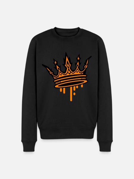 Crown Royal Symbol - Men's Premium Organic Jumper - black