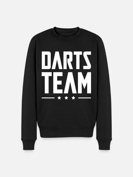 Darts Team - Men's Premium Organic Jumper - black