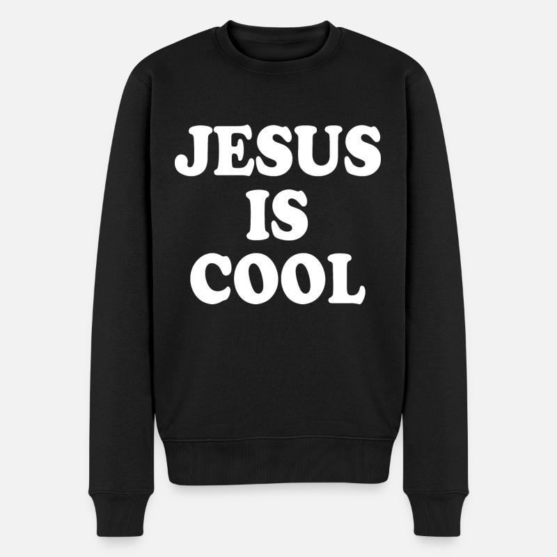 Jesus is cool - Pull Premium bio Homme - noir