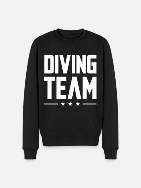 Diving Team - Men's Premium Organic Jumper - black
