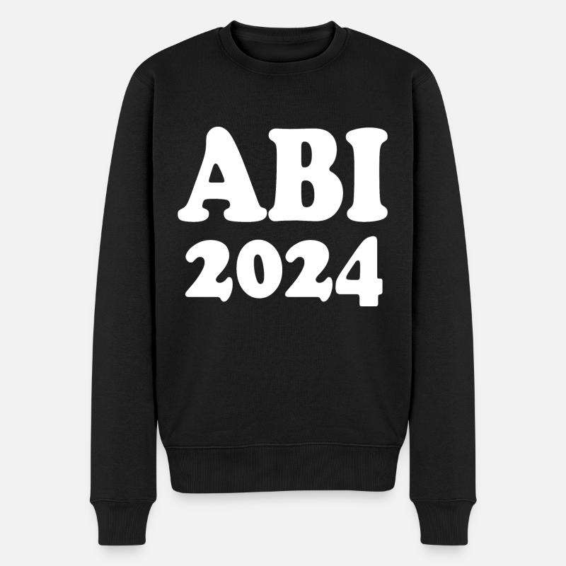 Abi 2024 - Männer Premium Bio Pullover - Schwarz