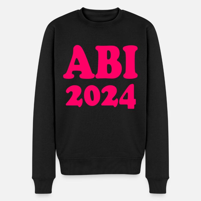 Abi 2024 - Männer Premium Bio Pullover - Schwarz