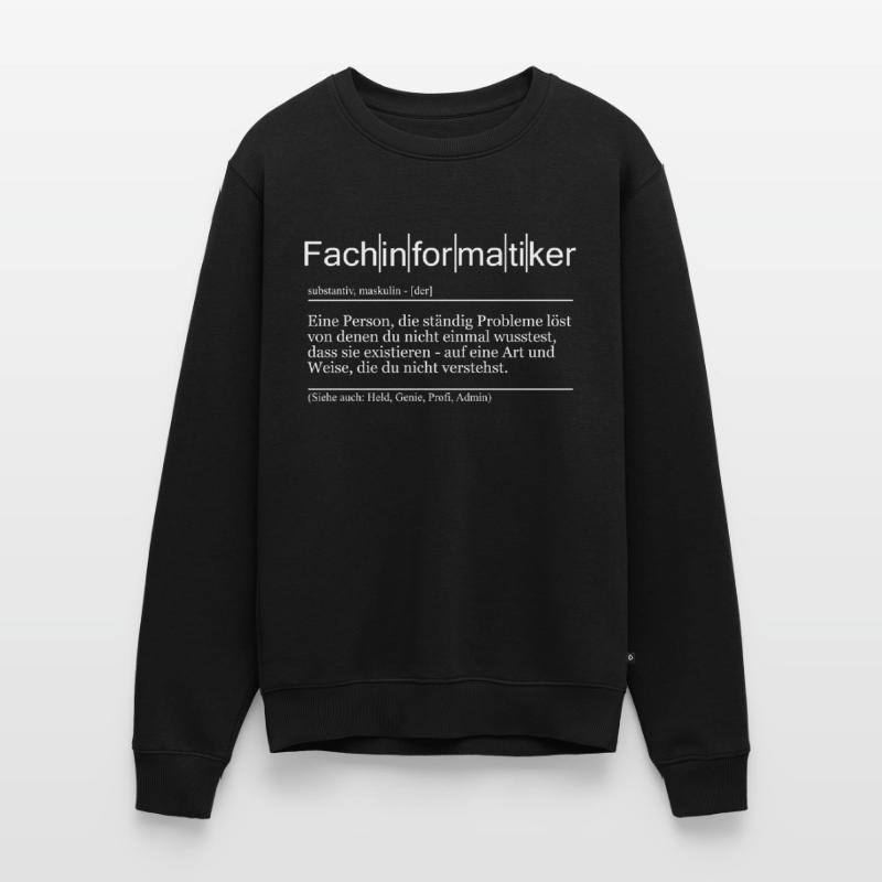 Fachinformatiker Informatik Software Computer Nerd Männer Premium Bio Pullover