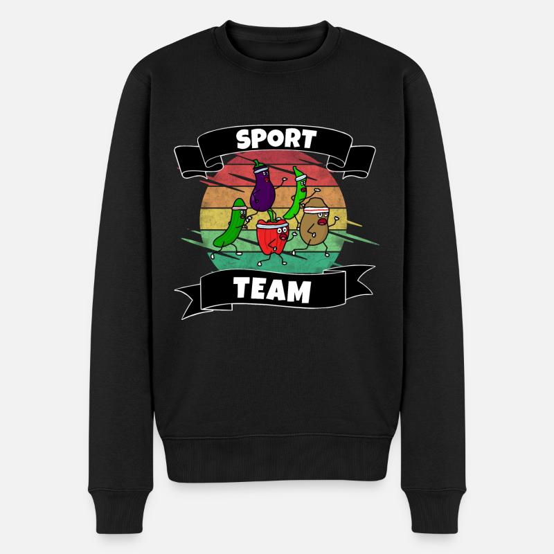 Équipe sportive - Pull Premium bio Homme - noir