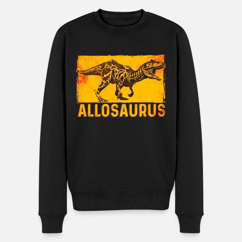 Dinosaure Allosaurus - Pull Premium bio Homme - noir