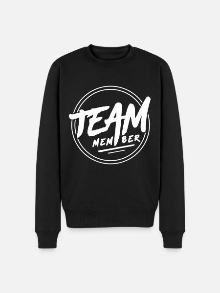 Team Members - Men's Premium Organic Jumper - black