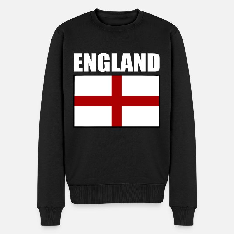 angleterre - Pull Premium bio Homme - noir