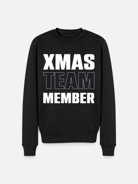 Xmas Team - Men's Premium Organic Jumper - black