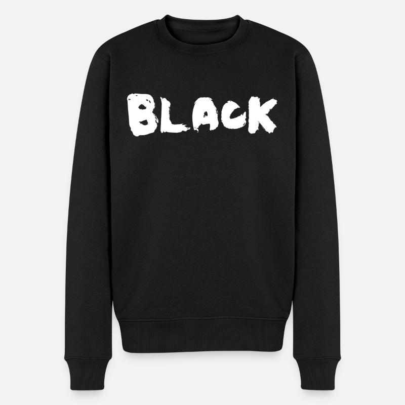 Noir - Schwarz - Pull Premium bio Homme - noir