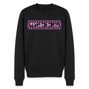 Murasaki - Men's Premium Organic Jumper - black - Front - Nico (187cm)