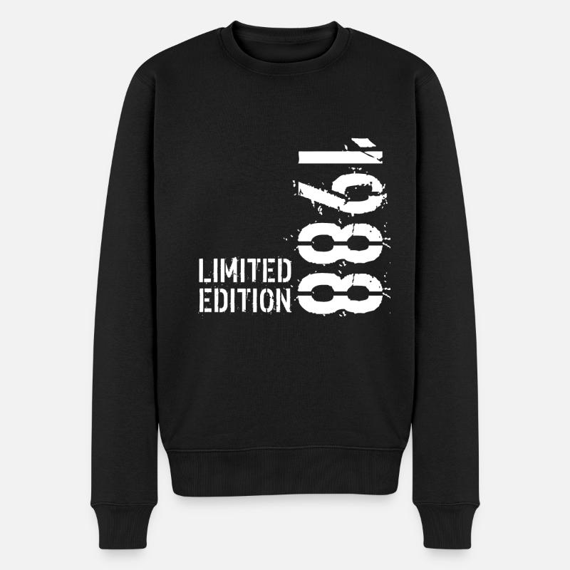 LIMITED EDITION 1988 - Pull Premium bio Homme - noir