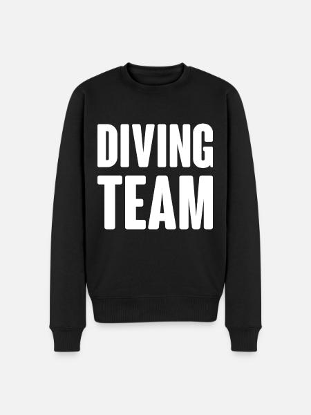 Diving Team - Men's Premium Organic Jumper - black
