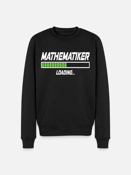Mathematiker Loading... - Männer Premium Bio Pullover - Schwarz