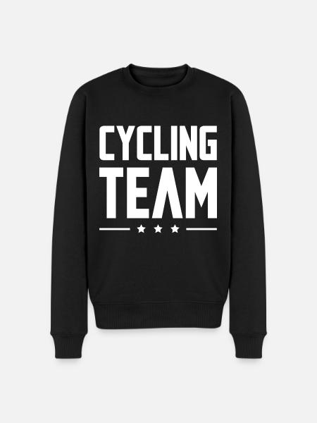 Cycling Team - Men's Premium Organic Jumper - black
