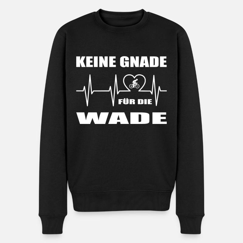 Fahrrad - Männer Premium Bio Pullover - Schwarz