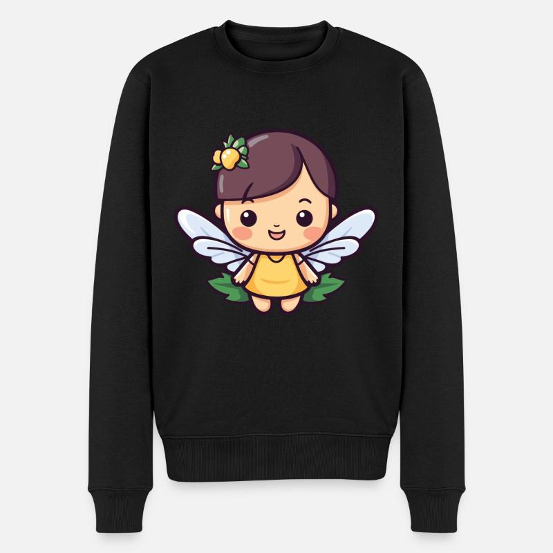 Fée Mignon Conte de fées - Pull Premium bio Homme - noir