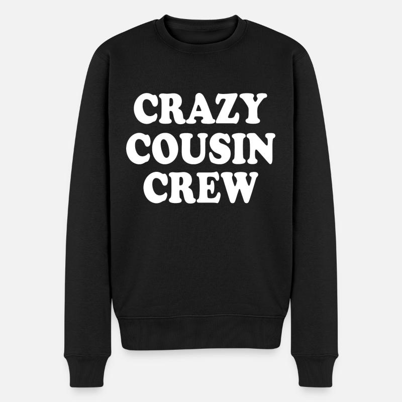 Crazy cousin crew - Pull Premium bio Homme - noir