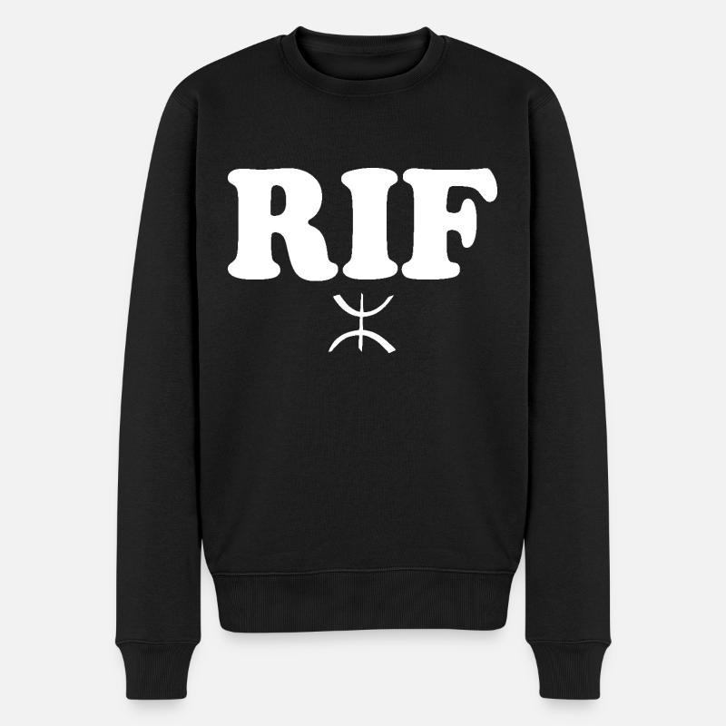 Rif - Pull Premium bio Homme - noir