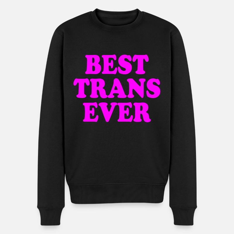Best trans ever - Pull Premium bio Homme - noir