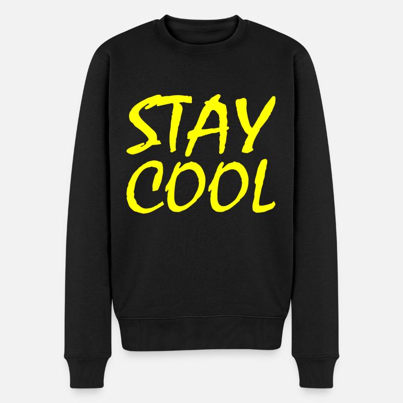 Stay cool - Pull Premium bio Homme - noir