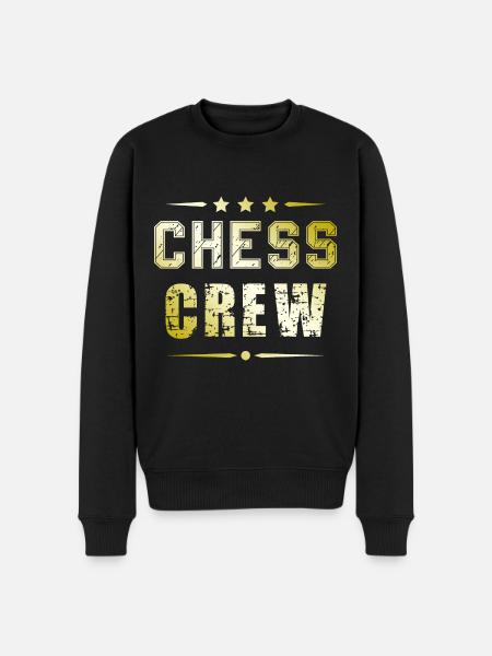 Chess Crew - Men's Premium Organic Jumper - black