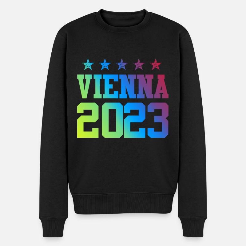 Vienne 2023 Vienne - Pull Premium bio Homme - noir