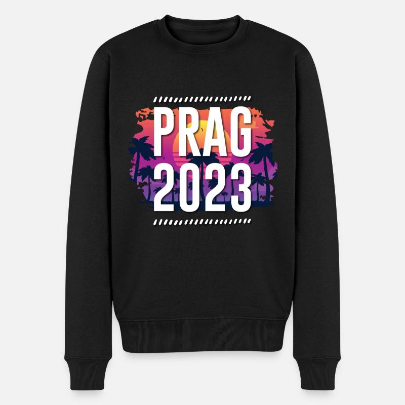 Prague 2023 - Pull Premium bio Homme - noir