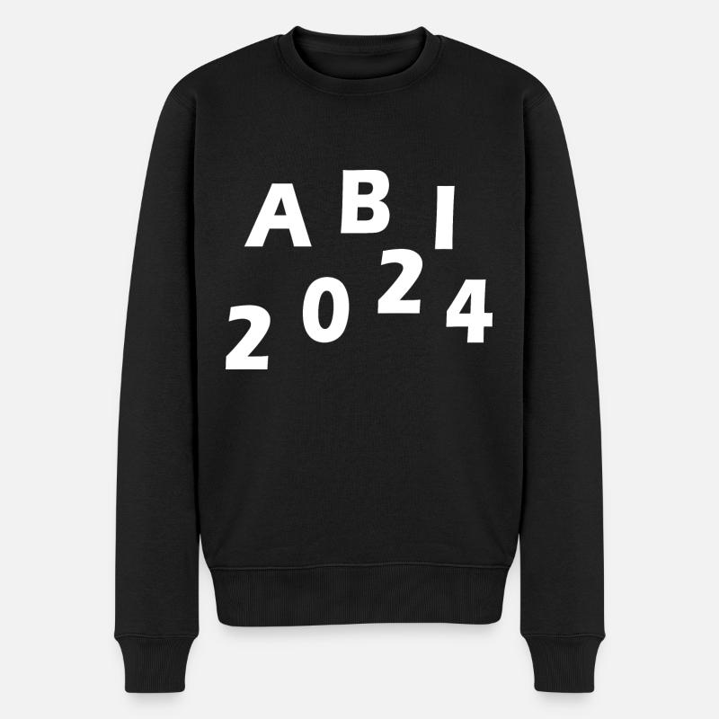 Abi 2024 - Männer Premium Bio Pullover - Schwarz