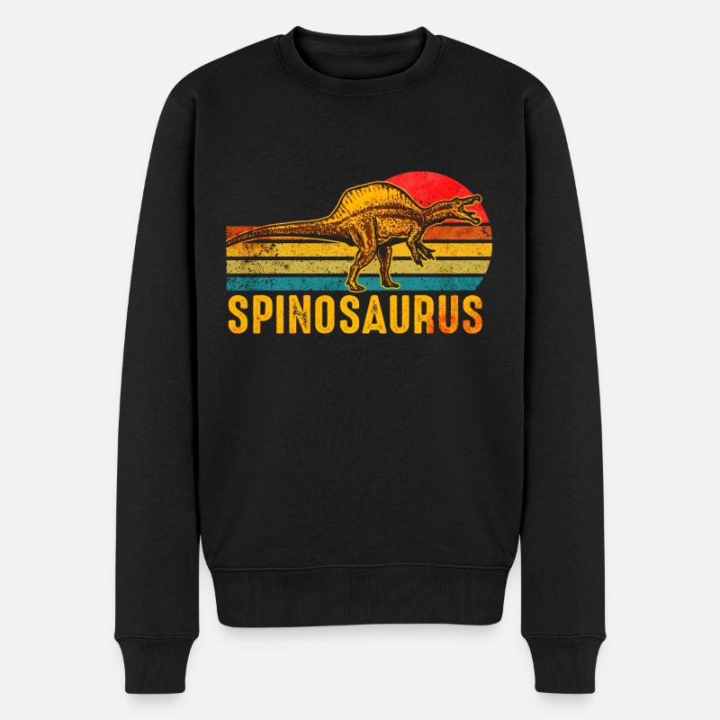 Dinosaure spinosaure - Pull Premium bio Homme - noir
