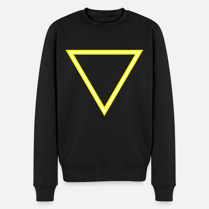 Symbole triangulaire - Pull Premium bio Homme - noir