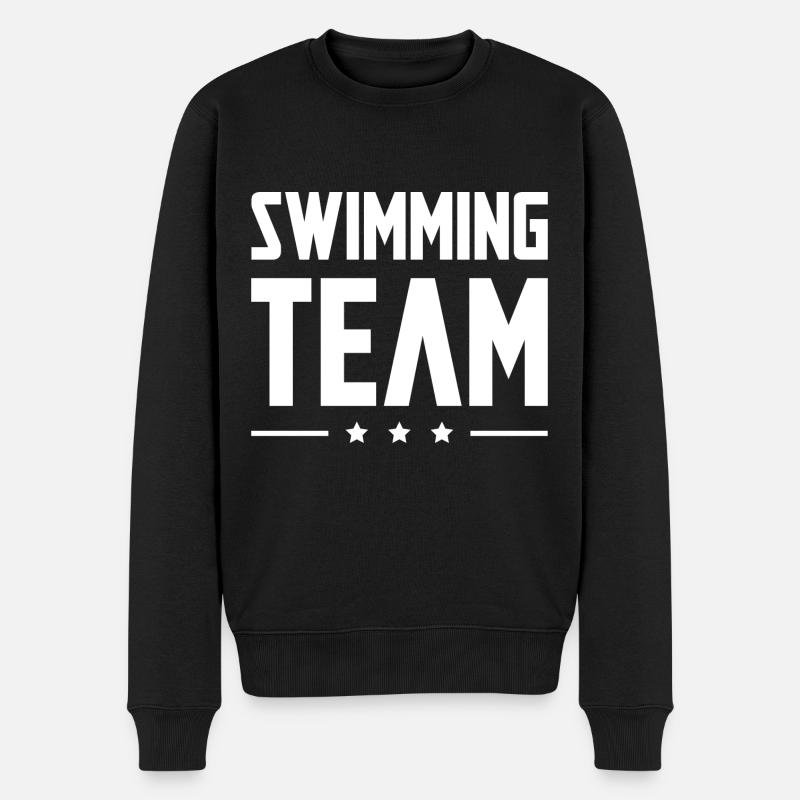 Équipe de natation - Pull Premium bio Homme - noir