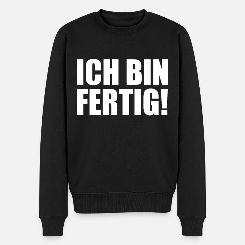 J’ai fini - Pull Premium bio Homme - noir