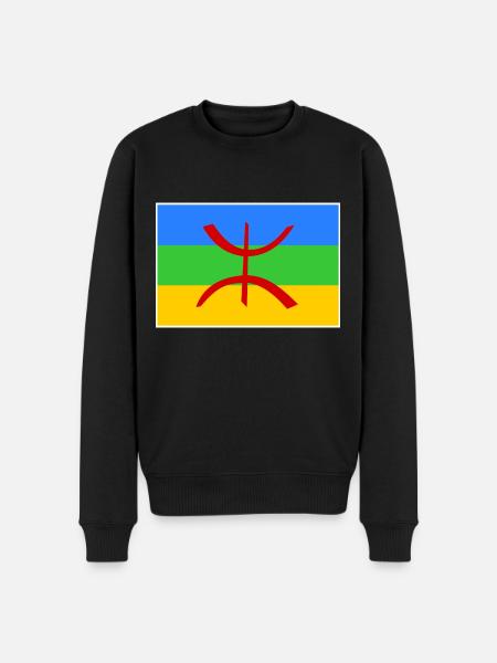 Amazigh - Men's Premium Organic Jumper - black