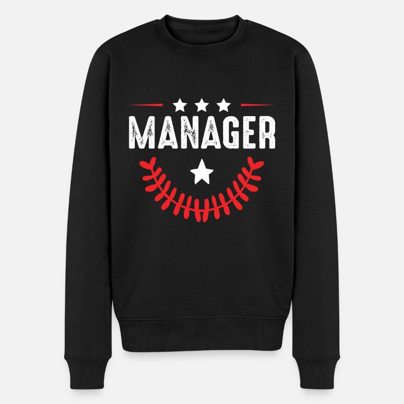 Manager Beruf - Männer Premium Bio Pullover - Schwarz