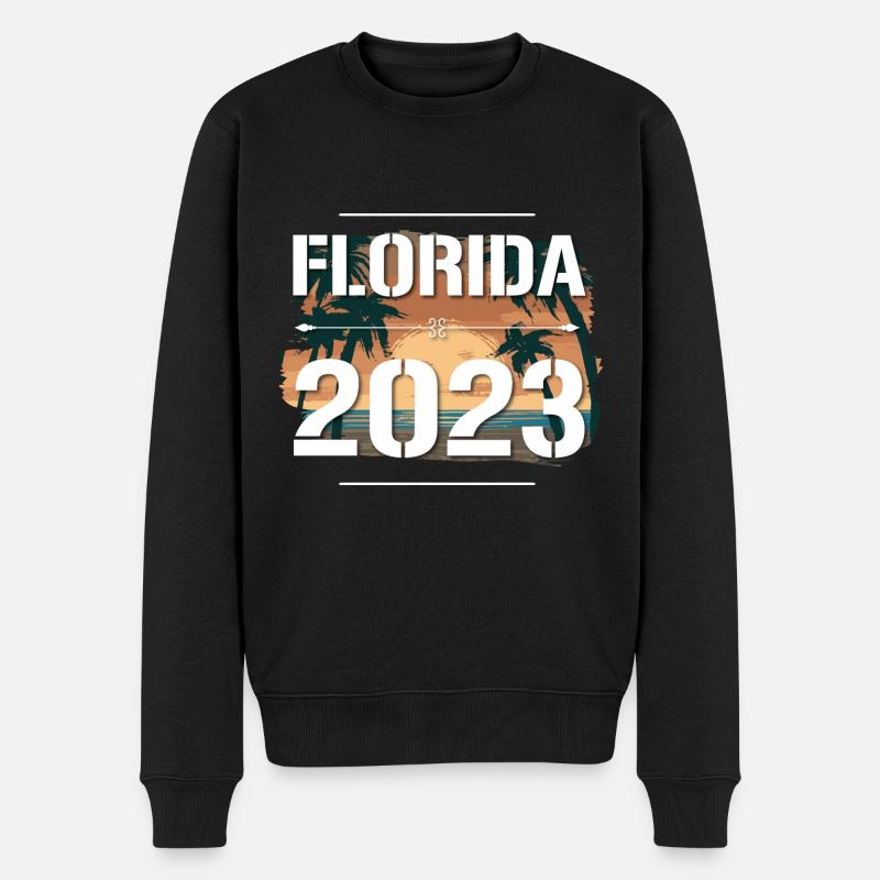 Florida 2023 - Männer Premium Bio Pullover - Schwarz