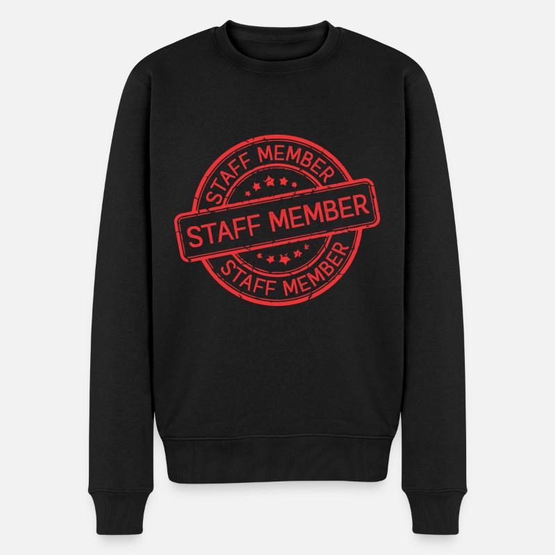 Membre du personnel - Pull Premium bio Homme - noir