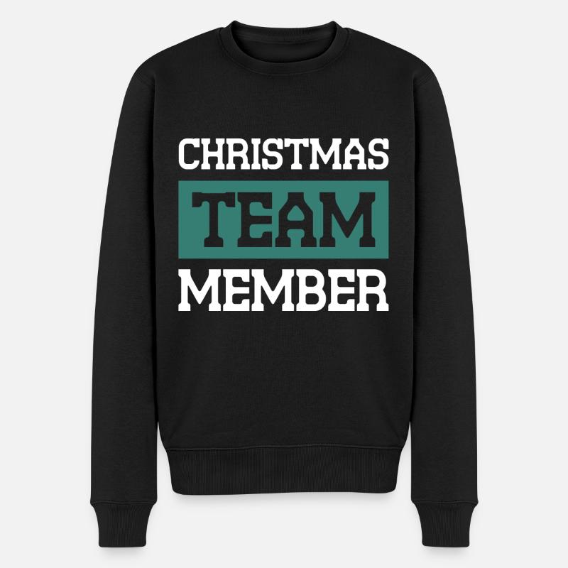 Équipe de Noël - Pull Premium bio Homme - noir